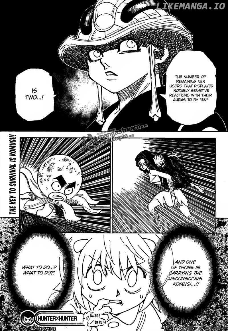 Hunter x Hunter, Chapter 308 image 17